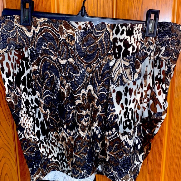 Vintage mini leopard 🐆 print skirt lovely little piece. Good for the fall. - Picture 1 of 5